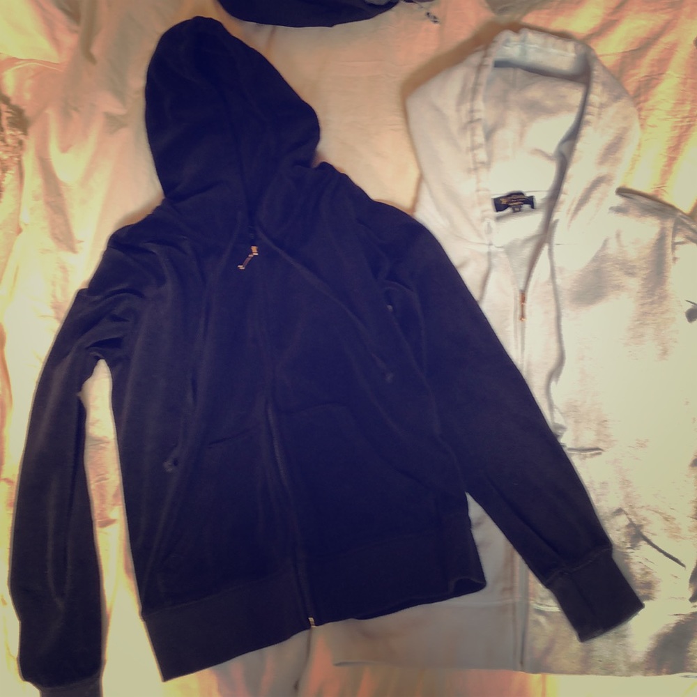 2 juicy zip-up hoodies